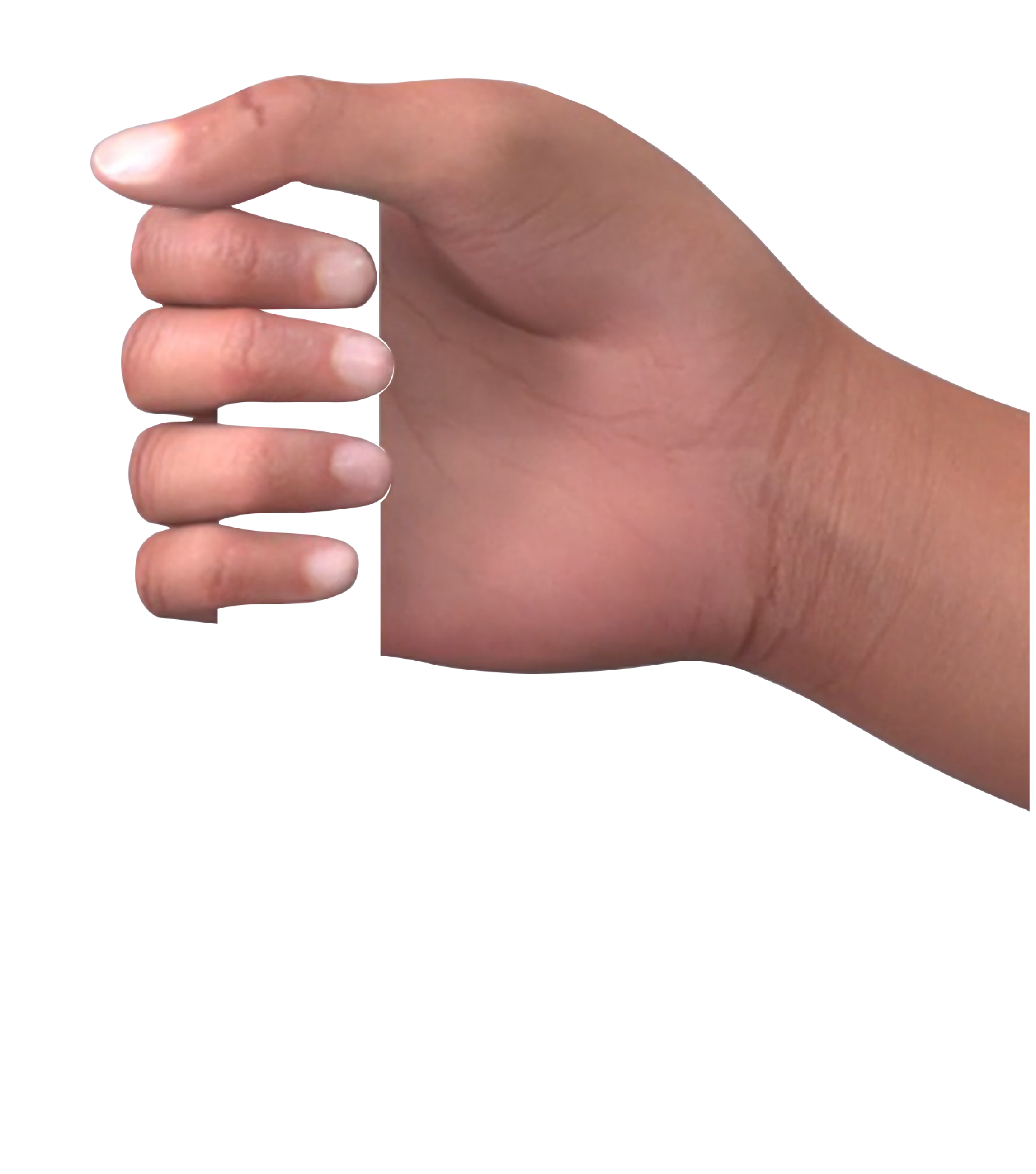 Hand holding injector pen